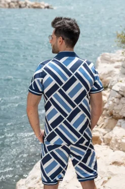 Ensemble chemise short graphique