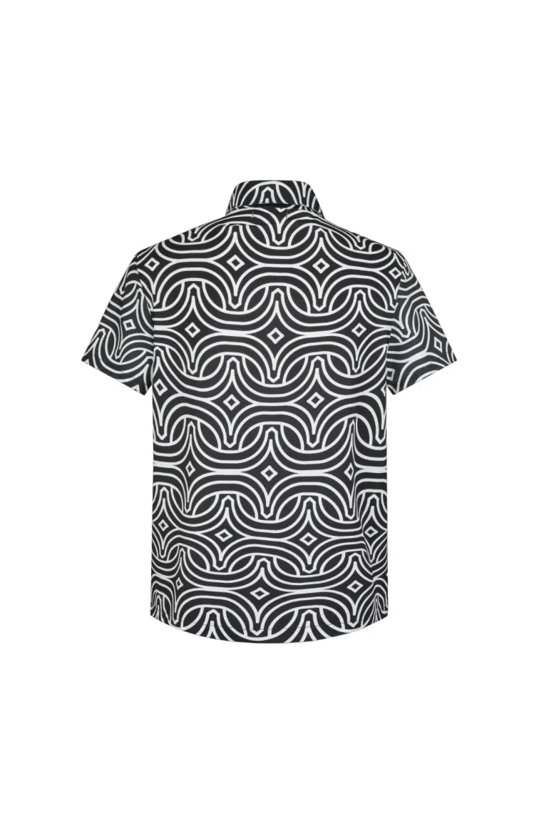 Ensemble chemise short graphique