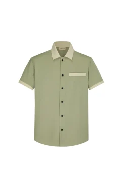 Ensemble chemise short style bowling