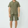Ensemble chemise short uni