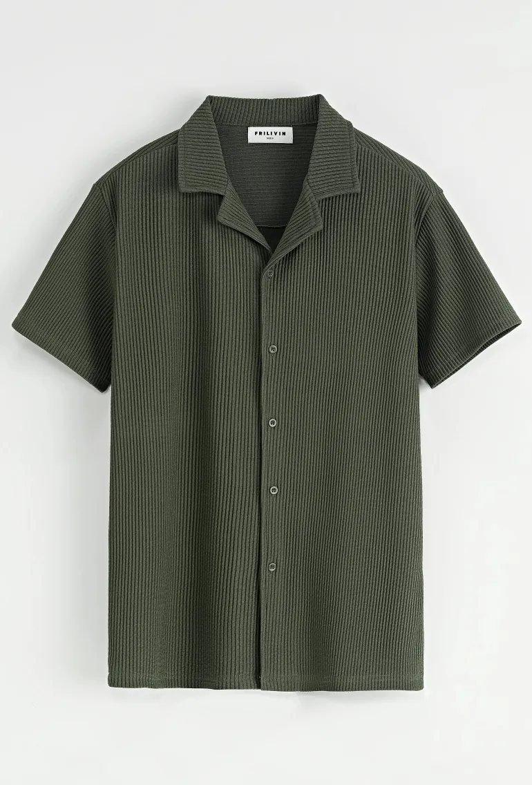 Ensemble chemise short uni