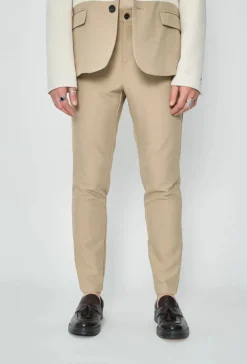 Ensemble classic veste et pantalon bi couleur