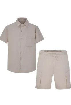 Ensemble décontracté en tissu texturé