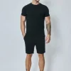 Ensemble décontracté texturé tshirt short