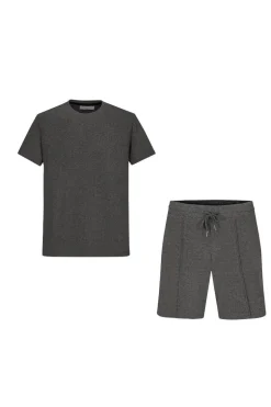 Ensemble décontracté texturé tshirt short