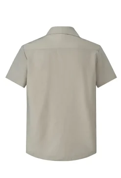Ensemble décontracté uni chemise short