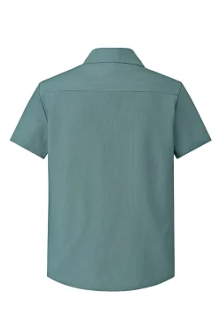 Ensemble décontracté uni chemise short