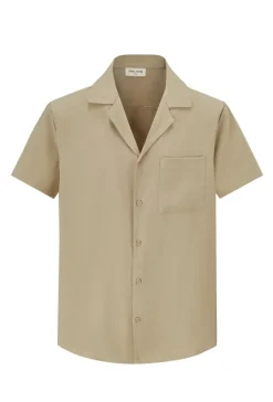 Ensemble détente uni chemise short