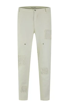 Ensemble en jean veste pantalon uni avec patch