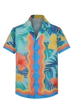 Ensemble exotique aux motifs vifs