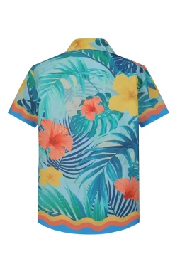 Ensemble exotique aux motifs vifs