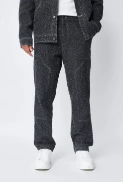Ensemble jean effet bouloche