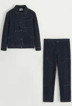 Ensemble jean effet bouloche