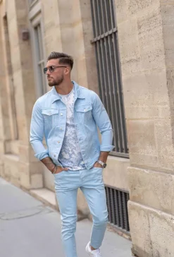 Ensemble jean veste pantalon