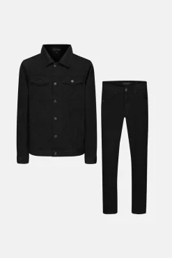 Ensemble jean veste pantalon
