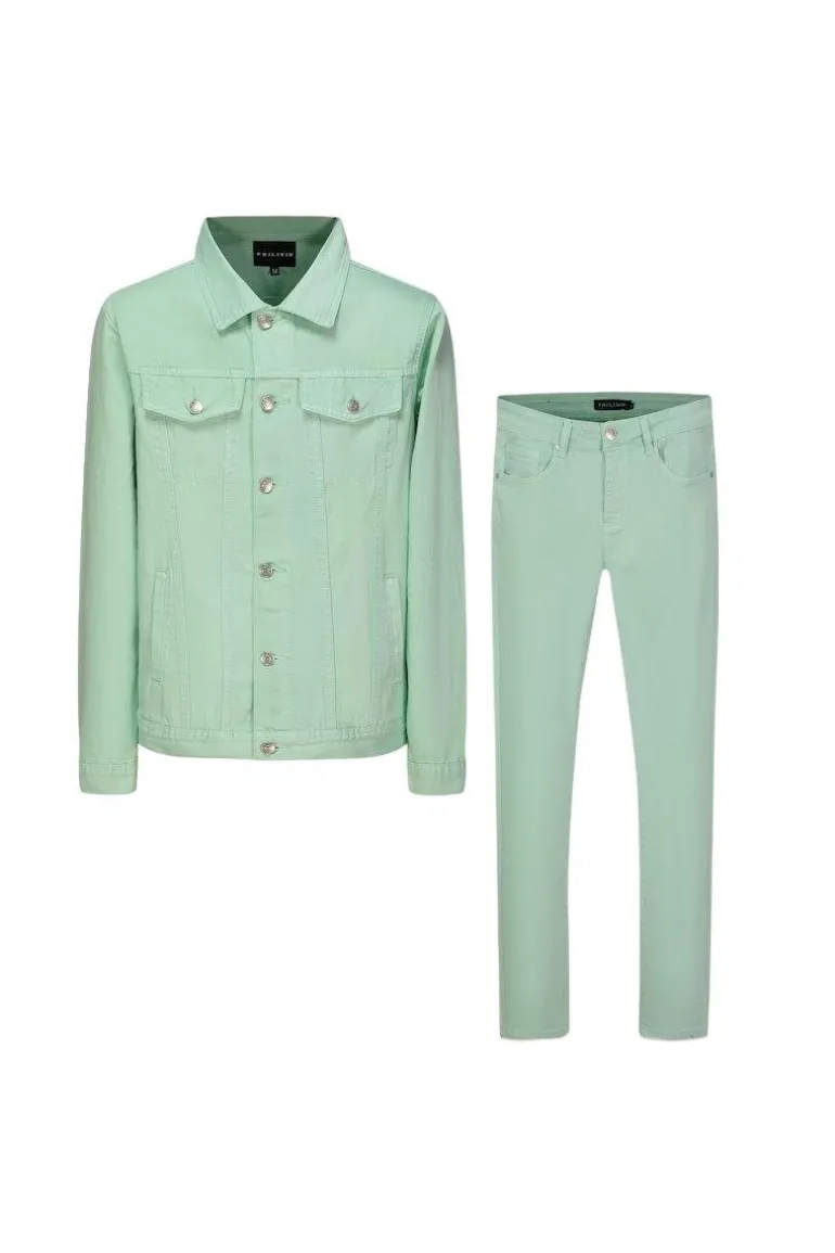 Ensemble jean veste pantalon