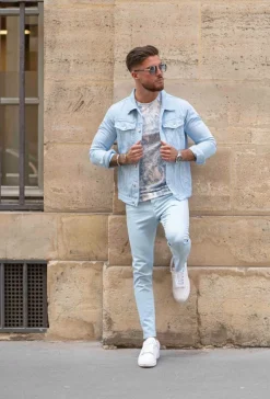 Ensemble jean veste pantalon