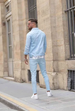 Ensemble jean veste pantalon