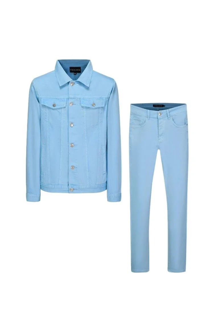 Ensemble jean veste pantalon