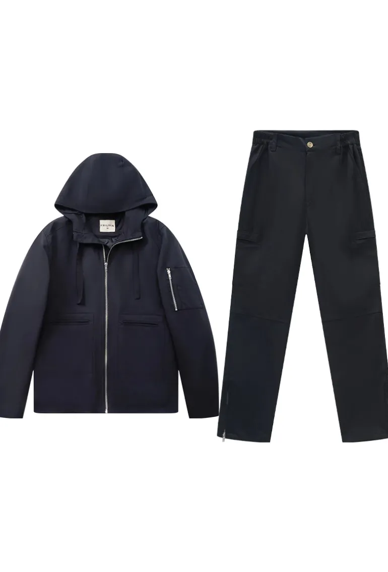 Ensemble joging veste à capuche et pantalon
