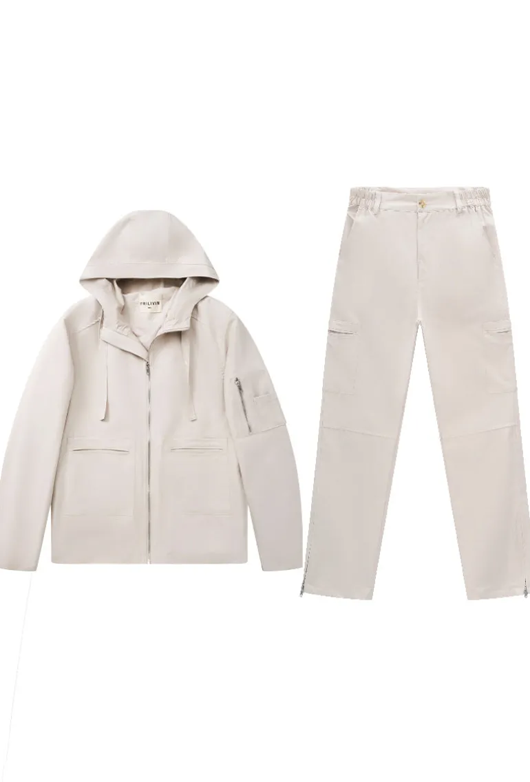 Ensemble joging veste à capuche et pantalon