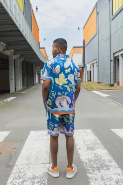 Ensemble léger aux motifs floraux
