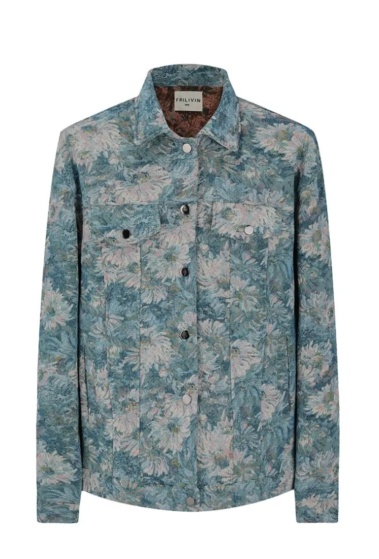 Ensemble oversize chemise pantalon à motif fleuri