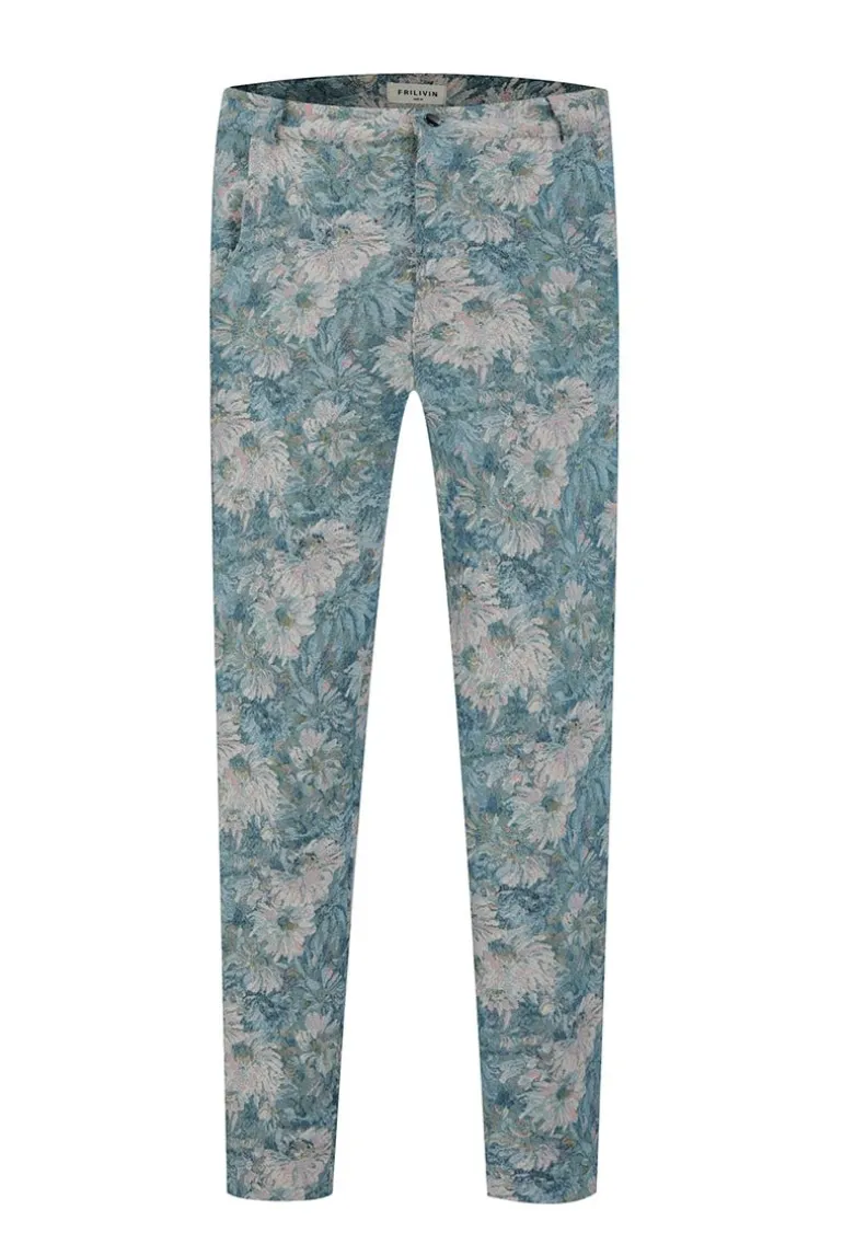 Ensemble oversize chemise pantalon à motif fleuri