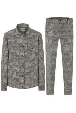 Ensemble oversized à motifs abstraits