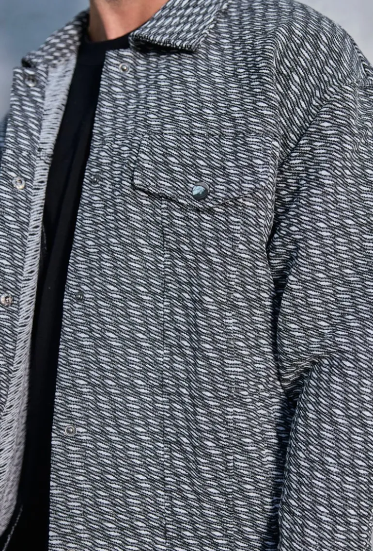 Ensemble oversized à motifs abstraits
