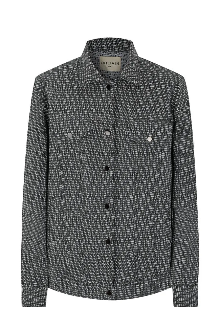 Ensemble oversized à motifs abstraits