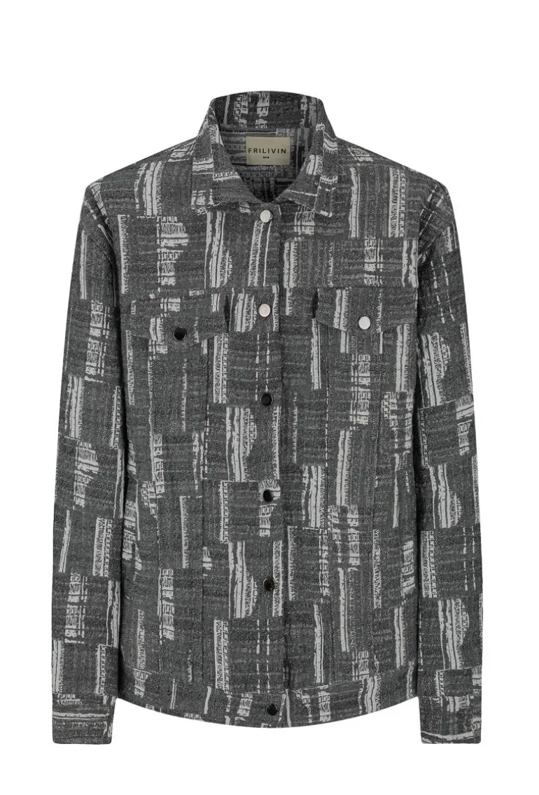Ensemble oversized à motifs abstraits