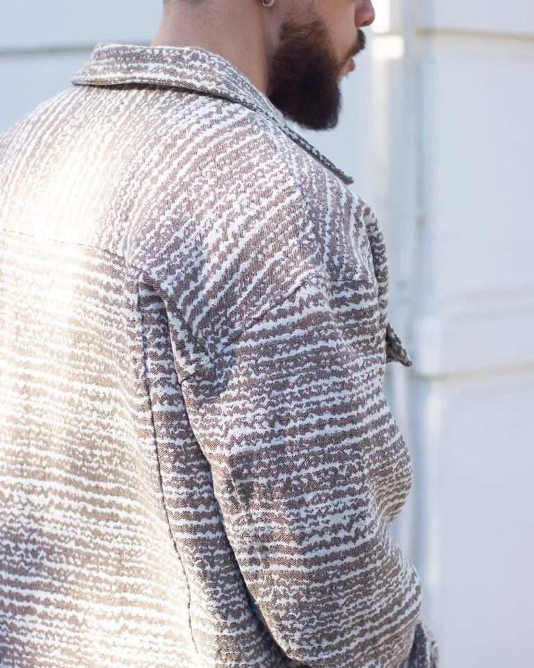 Ensemble oversized à motifs abstraits