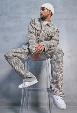 Ensemble oversized à motifs abstraits