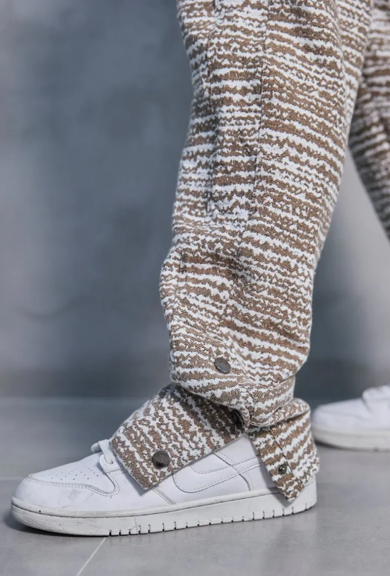 Ensemble oversized à motifs abstraits