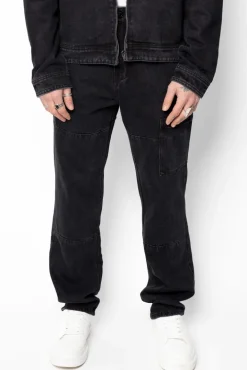 Ensemble pantalon en jean noir