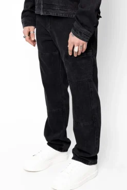 Ensemble pantalon en jean noir