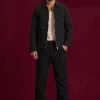 Ensemble pantalon en tissu tricote avec style courte