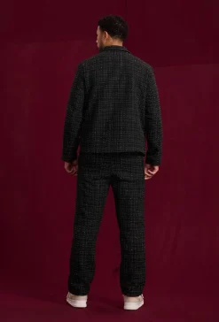 Ensemble pantalon en tissu tricote avec style courte