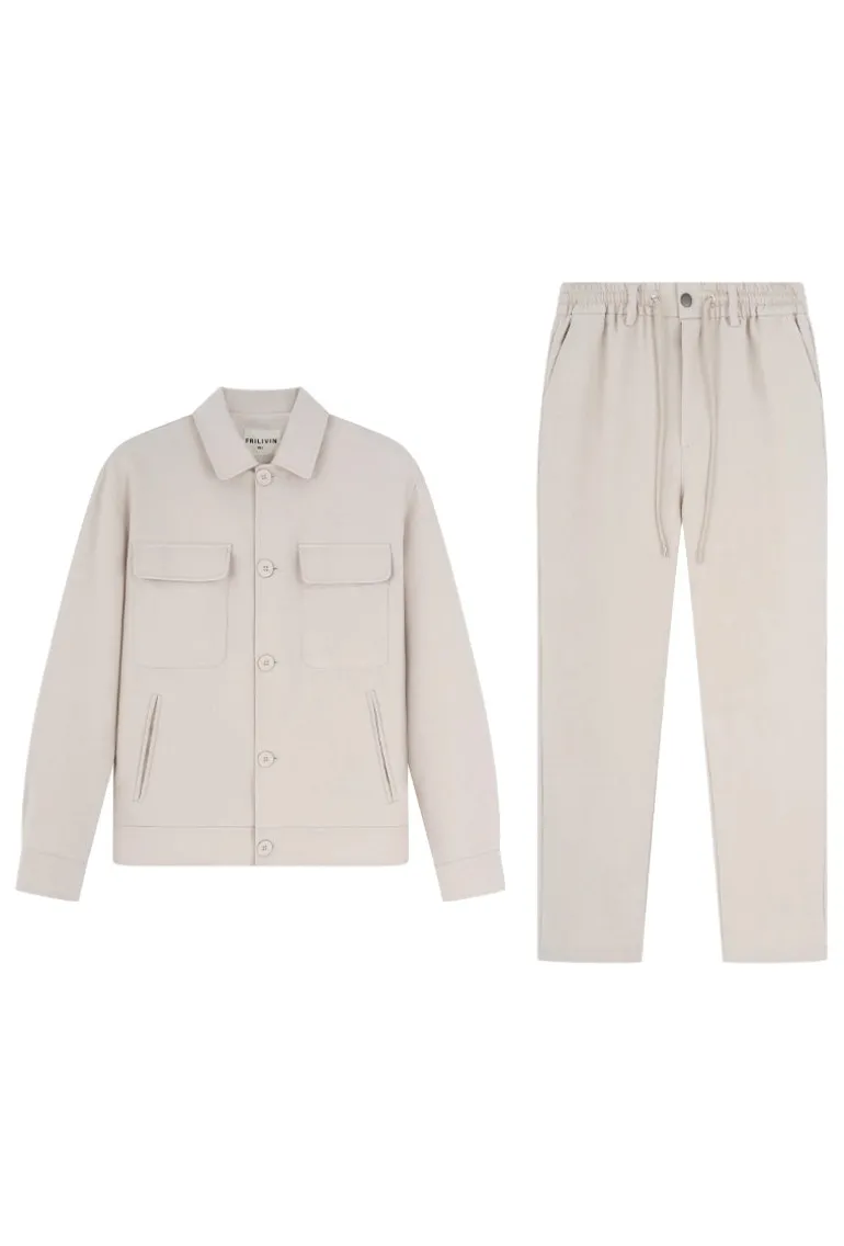 Ensemble pantalon uni