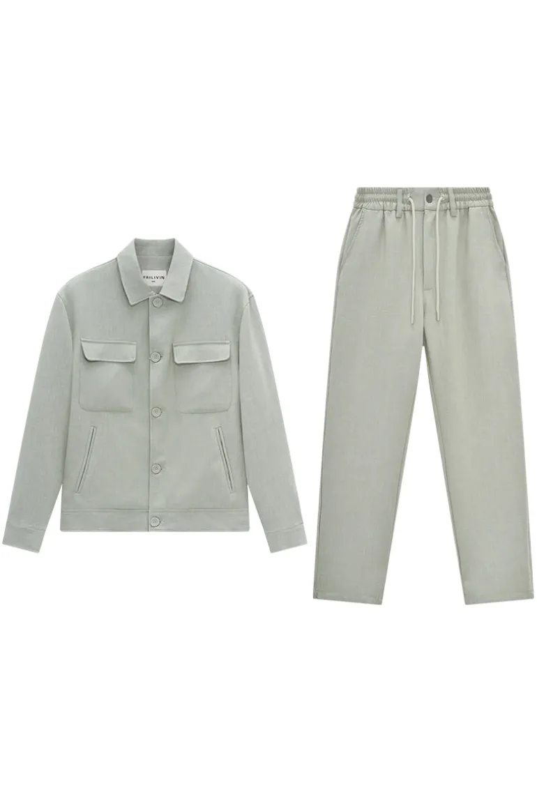 Ensemble pantalon uni