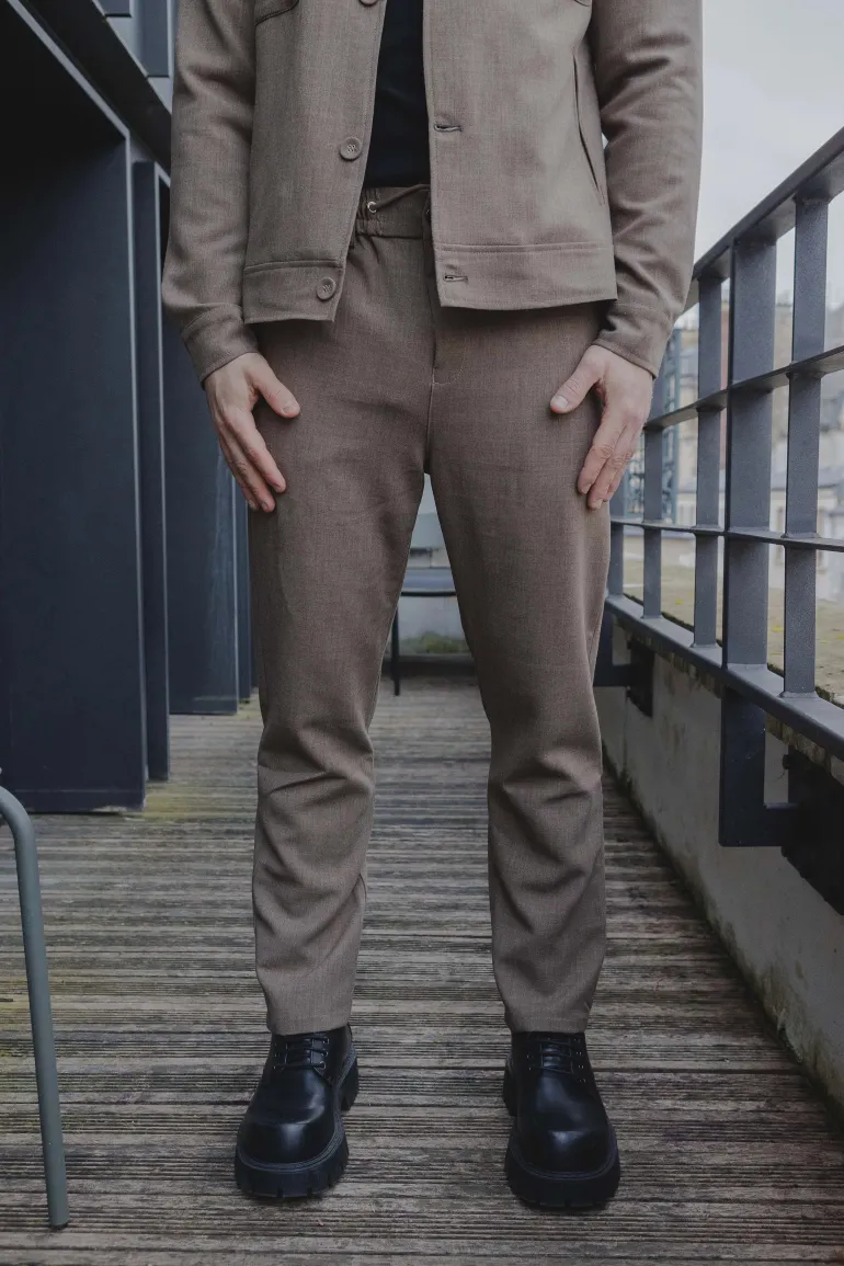 Ensemble pantalon uni