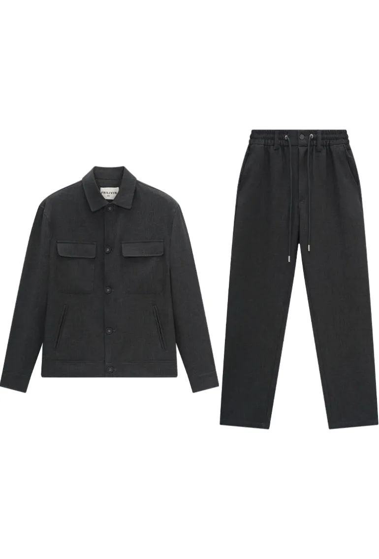 Ensemble pantalon uni