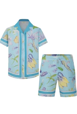 Ensemble pastel floral élégant