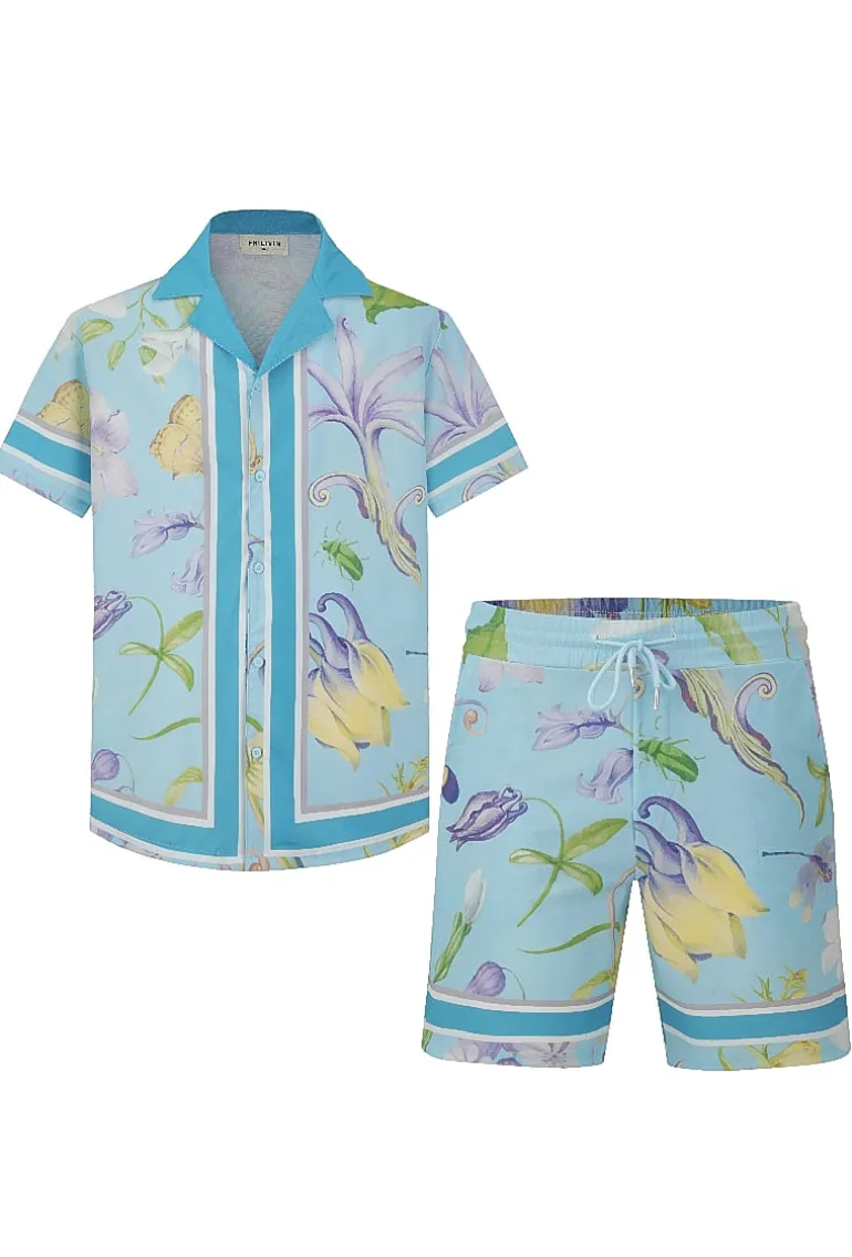 Ensemble pastel floral élégant