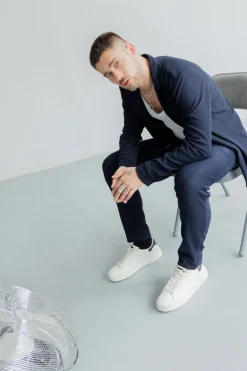 Ensemble plissé chemise et pantalon