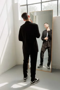 Ensemble plissé chemise et pantalon
