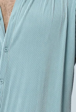 Ensemble plissé chemise pantalon