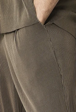 Ensemble plissé chemise pantalon