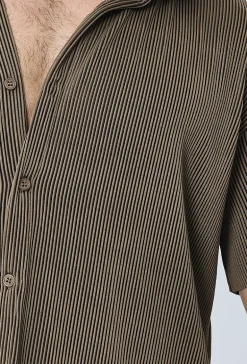 Ensemble plissé chemise pantalon